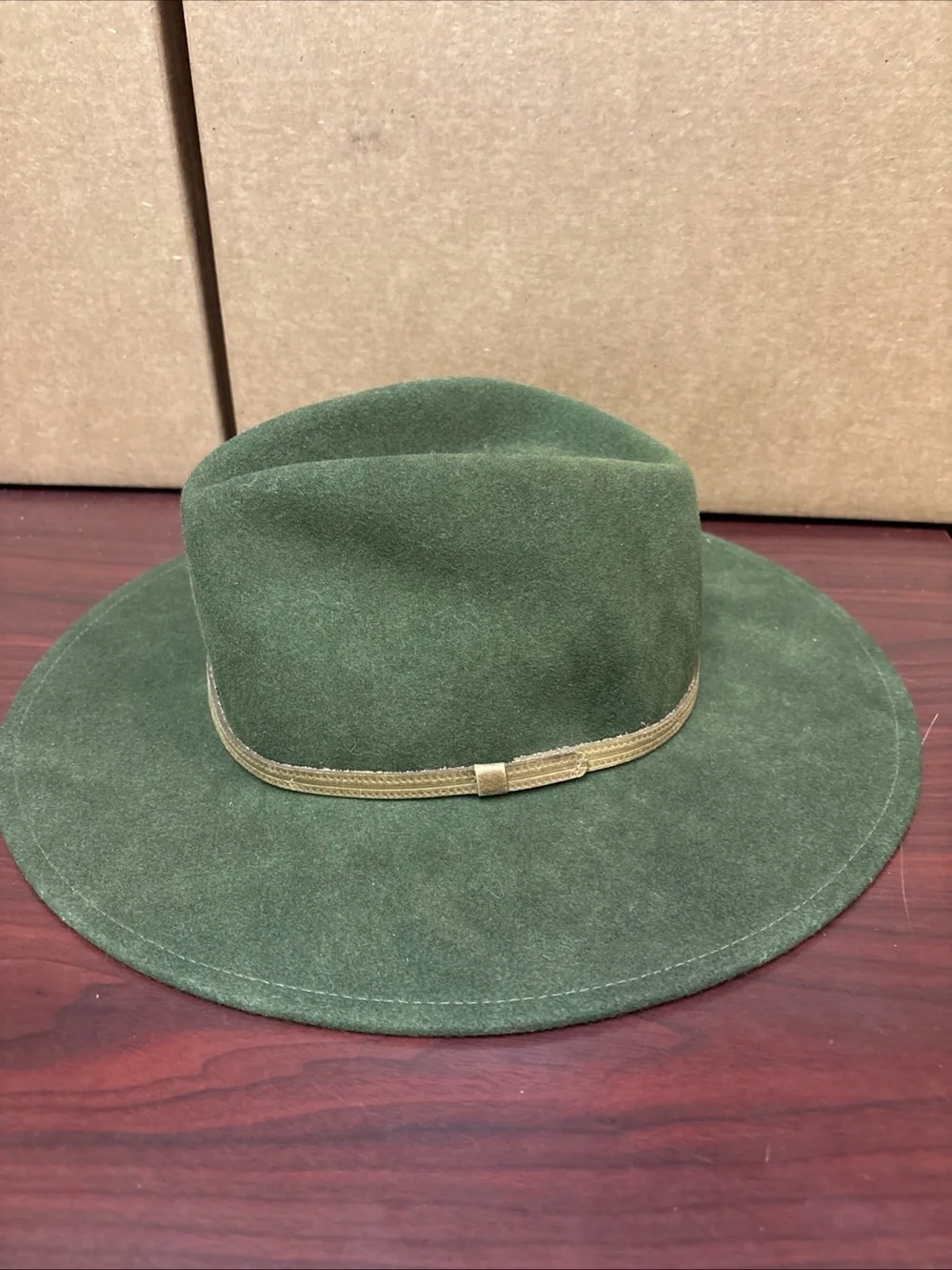 Roark x Pendelton Wool Fedora Hat LG XL Hunter Green Made In USA